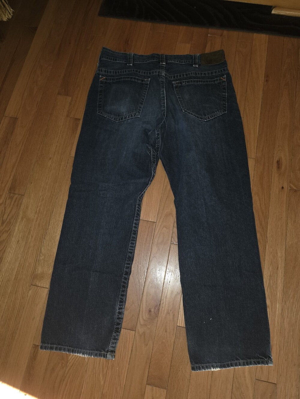 VINTAGE FR JUSTIN BOOT COMPANY FIRE RETARDANT JEANS SIZE 38 X 30  GOOD CONDITION